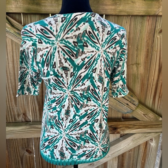 Ann Taylor Short Sleeve Button Up Cotton Cardigan Sweater Size S - Picture 2 of 4